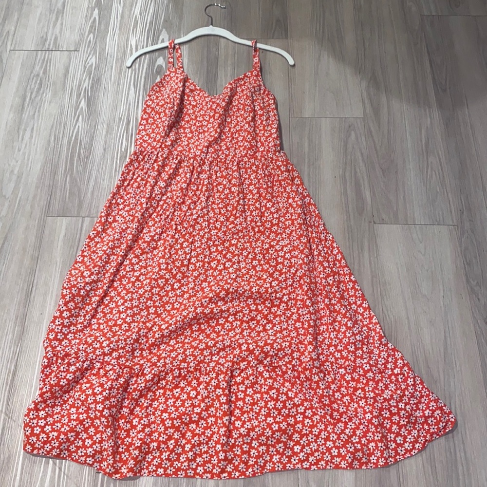 Floral Cloral Midi Dress 🌹